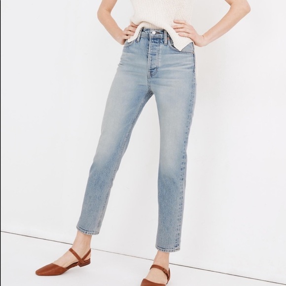 Madewell Denim - MADEWELL Rivet & Thread High Waisted Skinny Jeans Worn once.
